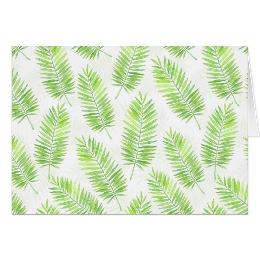 Palm leaves pattern (Front Horizontal)