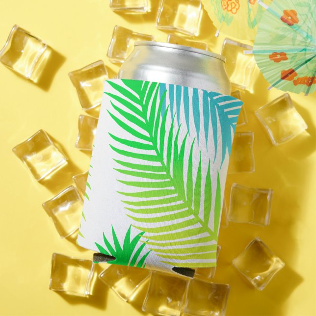 Palm leaves pattern can cooler (In Situ Summer)