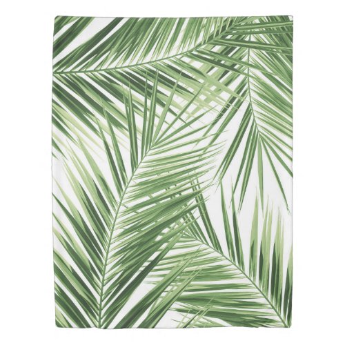 Palm Leaves Pattern Dream 1 tropical wall art Duvet Cover