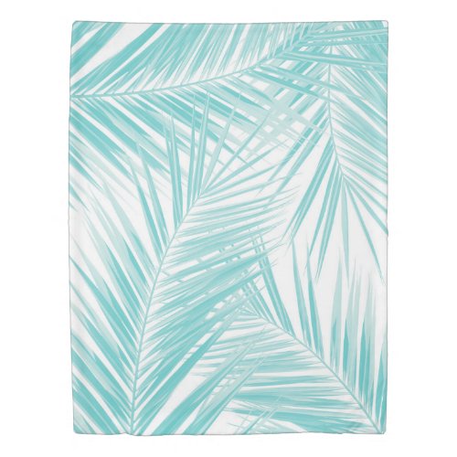 Palm Leaves Pattern Dream 2 tropical wall art Duvet Cover