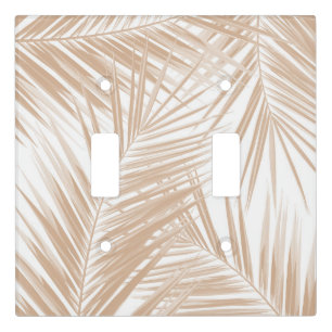 Palm Leaves Pattern Dream 6 #tropical#art Light Switch Cover