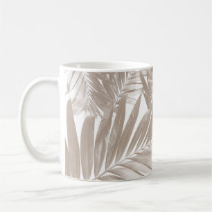 Palm Leaves Pattern Love #4 #tropical #wall #decor Coffee Mug