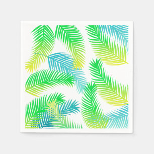Palm leaves pattern napkins