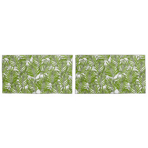 Palm leaves pillow case