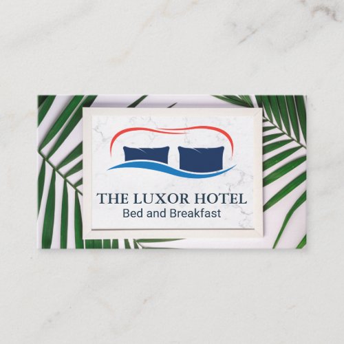 Palm Leaves  Pillows and Blankets Business Card