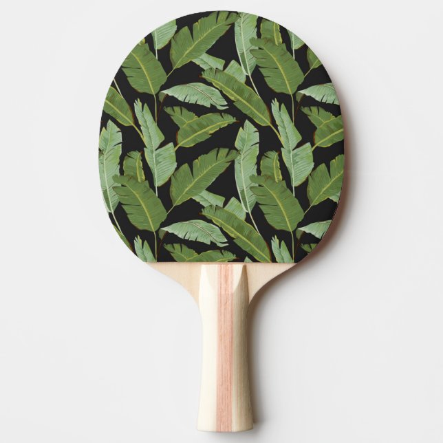 Palm Leaves Ping Pong Paddle (Front)