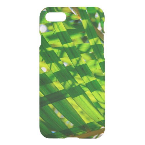 Palm Leaves Plaid Kapaa Kauai Hawaii Wetsuit iPhone SE87 Case