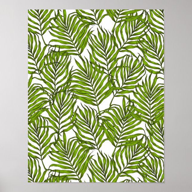 Palm leaves poster (Front)