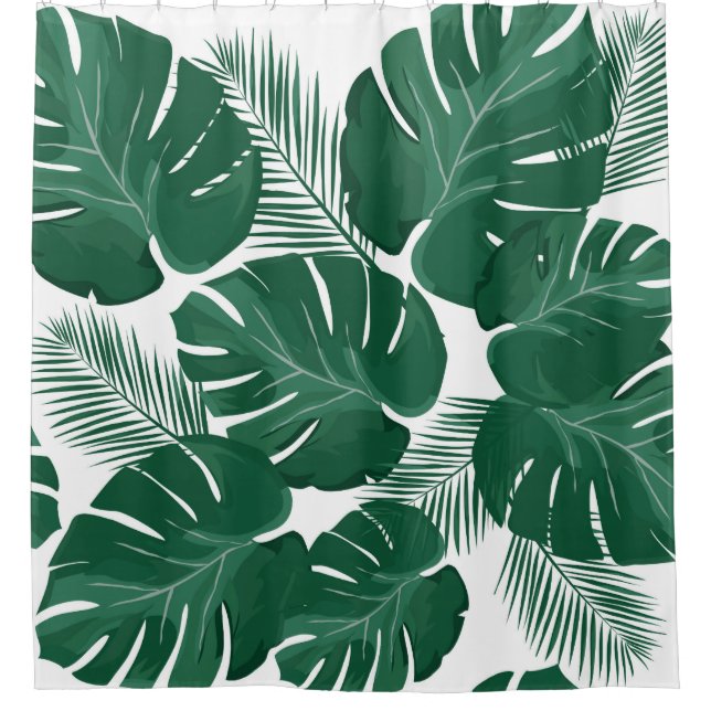 Palm Leaves Shower curtain (Front)