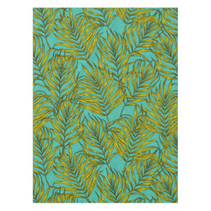 Palm leaves tablecloth