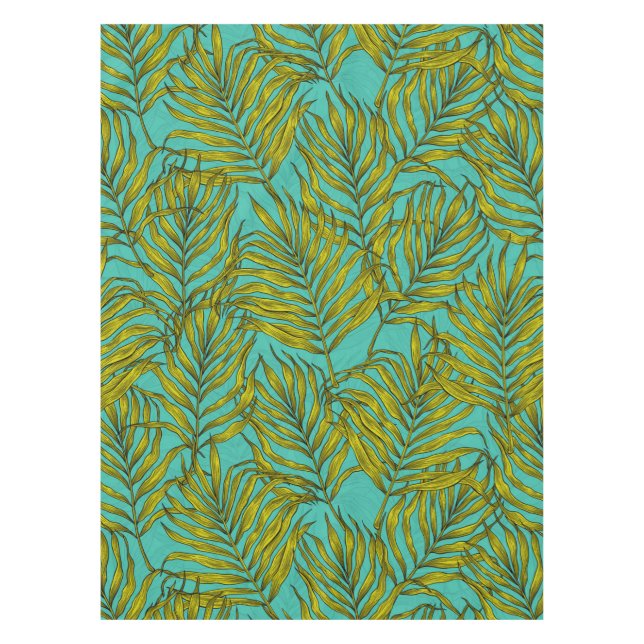 Palm leaves tablecloth (Front)