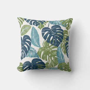 Palm Leaves Throw Pillow