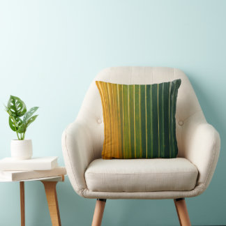Palm Leaves Throw Pillow