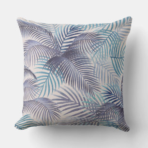 Palm Leaves Throw Pillow