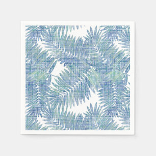 Palm leaves, tropical, Botanical, leaves, jungle Napkins
