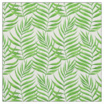 Palm leaves watercolor fabric