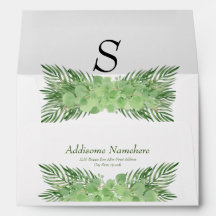 Palm Leaves Wedding Eucalyptus Casual Tropical