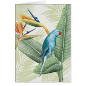 Palm Leaves With Blue Bird (Front)