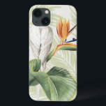 Palm Leaves With White Bird iPhone 13 Case<br><div class="desc">"Avian Paradise II" by Grace Popp. Palm Leaves With White Tropical Bird. | 157016GG</div>