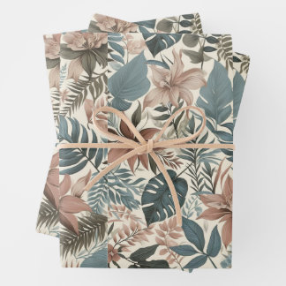Palm Leaves  Wrapping Paper Sheets