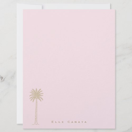 Palm Letterhead