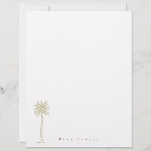 Palm Letterhead