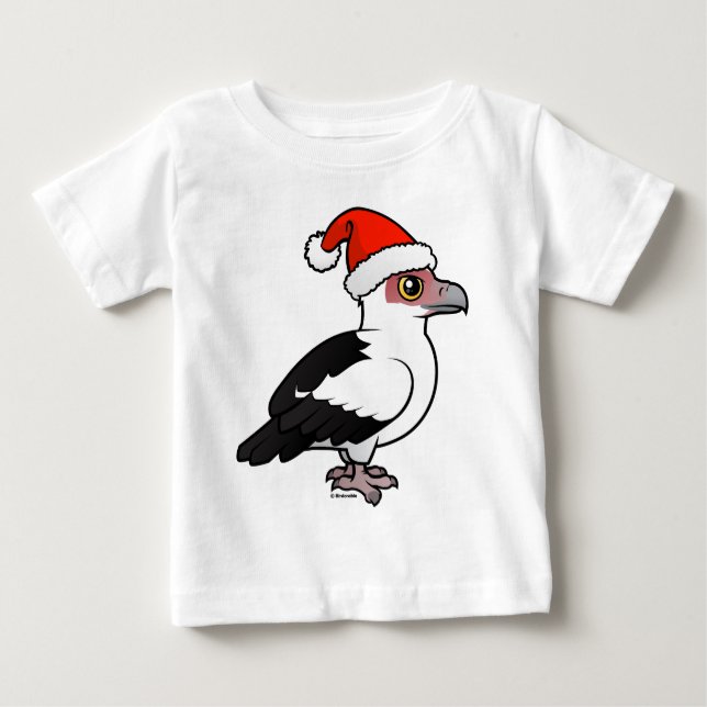 Palm-nut Vulture Santa Baby T-Shirt (Front)