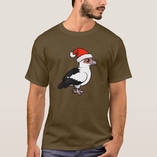 Palm-nut Vulture Santa T-Shirt (Front)