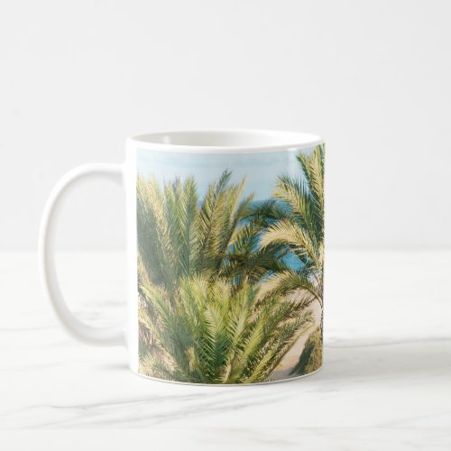 Palm Ocean Beach Dream 1 travel wall art  Coffee Mug