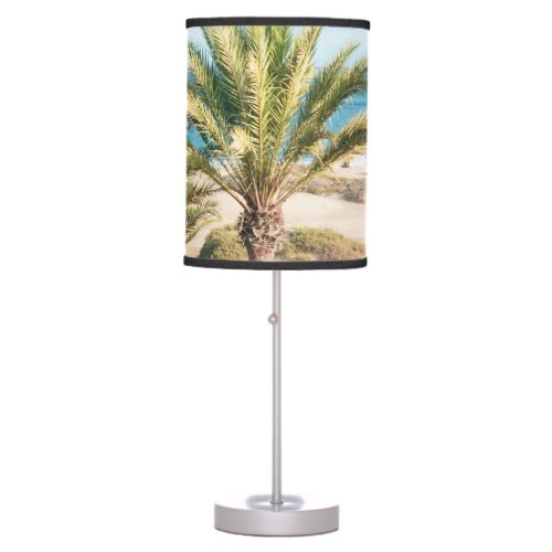 Palm Ocean Beach Dream 1 travel wall art  Table Lamp