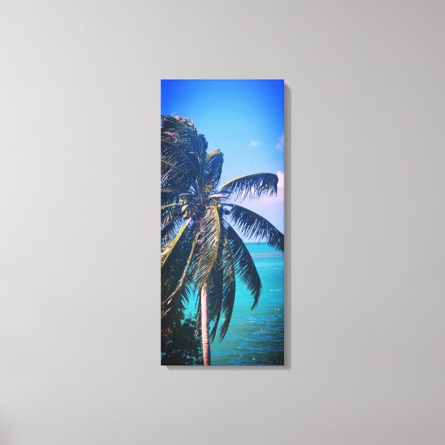 Palm over the Keys Canvas Print (Front)