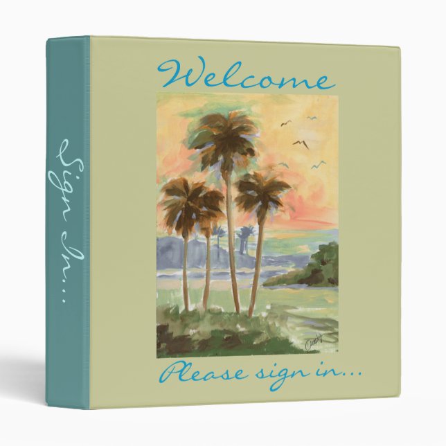 Palm Paradise binder (Front/Spine)