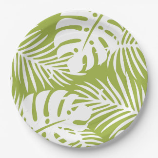 Palm Paradise Partyware Paper Plates