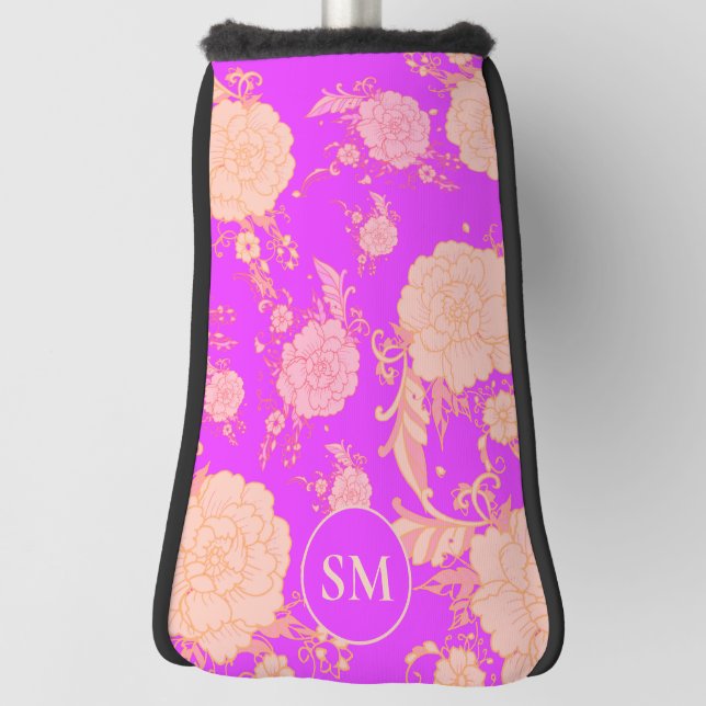 Palm Royale Floral Golf Head Cover (Rotate 90)