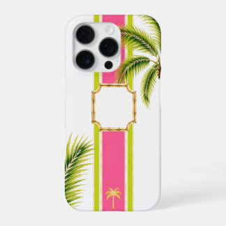 Palm Royale Personalized Monogram iPhone Case