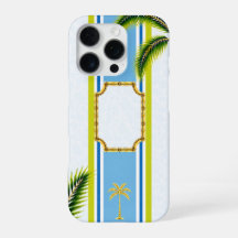 Palm Royale Poolside Blue Personalized Phone Case