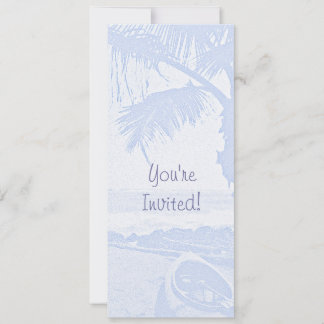 Palm Scene Party Invitation