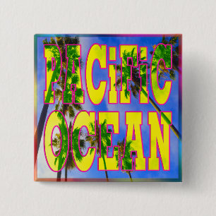 "Palm Sky: Pacific Ocean" Button