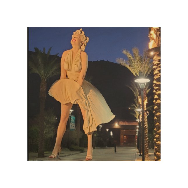 PALM SPRINGS #8 WOOD WALL ART (Front)