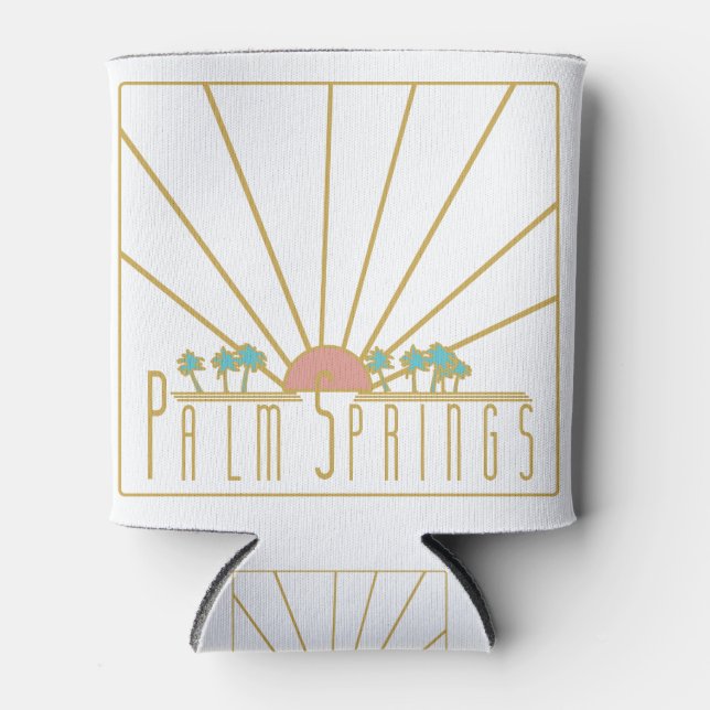 Palm Springs Bachelorette/Wedding Can Cooler (Front)