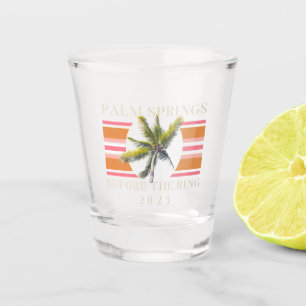 Palm Springs Before the Ring – Retro Bachelorette Shot Glass