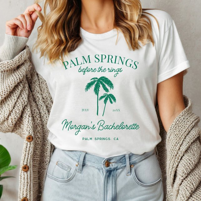 Palm Springs Before The Rings Bachelorette Tri-Blend Shirt (Creator Uploaded)