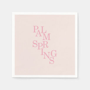 Palm Springs Blush Pink Napkins
