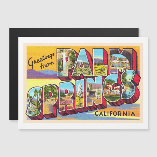 Palm Springs California CA Large Letter Postcard (Front/Back)