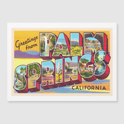 Palm Springs California CA Large Letter Postcard