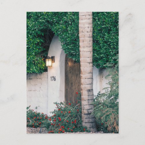 Palm Springs California Doorway Postcard