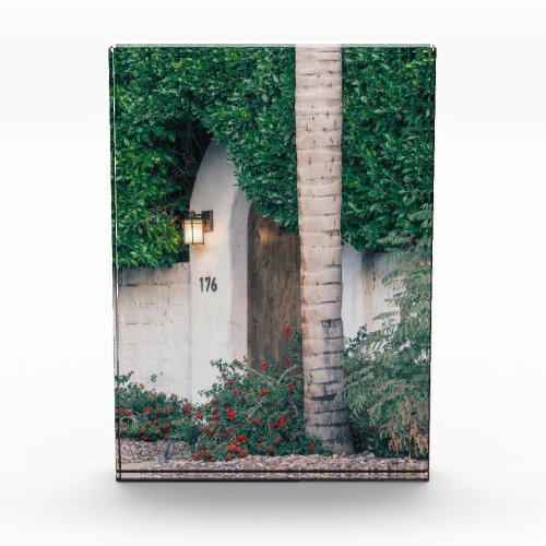 Palm Springs California Doorway Poster Photo Block