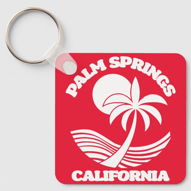 Palm Springs California Keychain (Front)