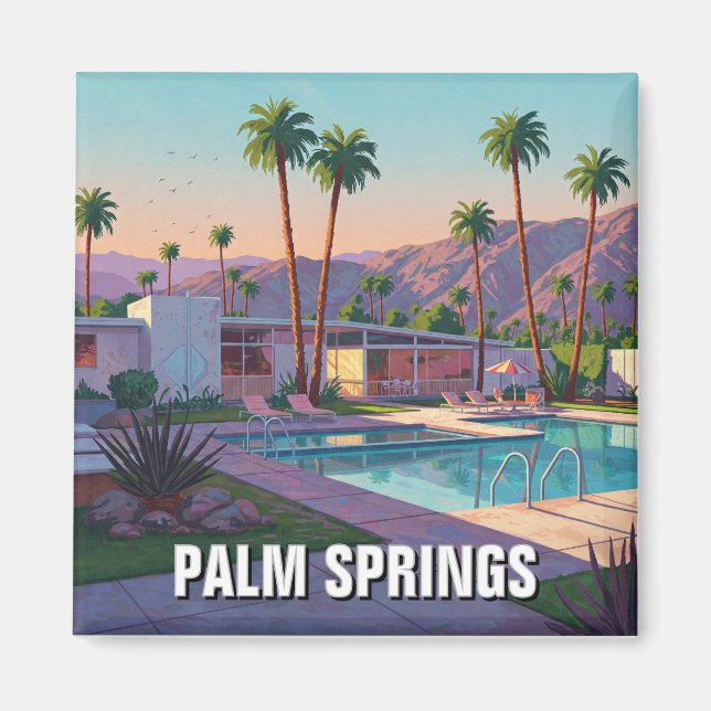 Palm Springs California Magnet (Front)
