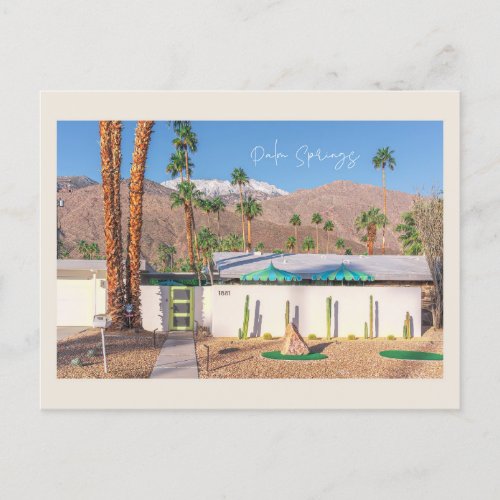 Palm Springs California _ Midcentury Modern Postcard